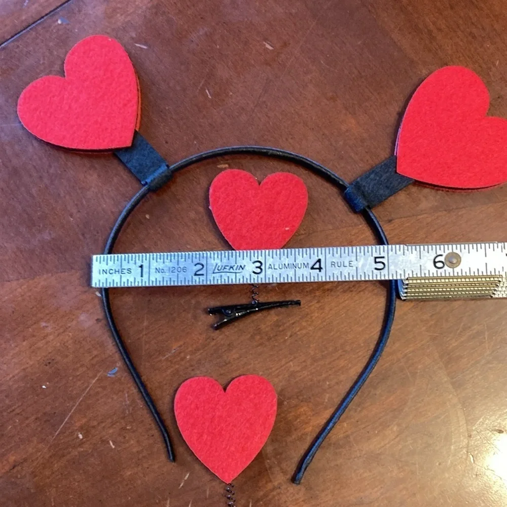 3PCS Heart Decor Hair Accessory ❤️